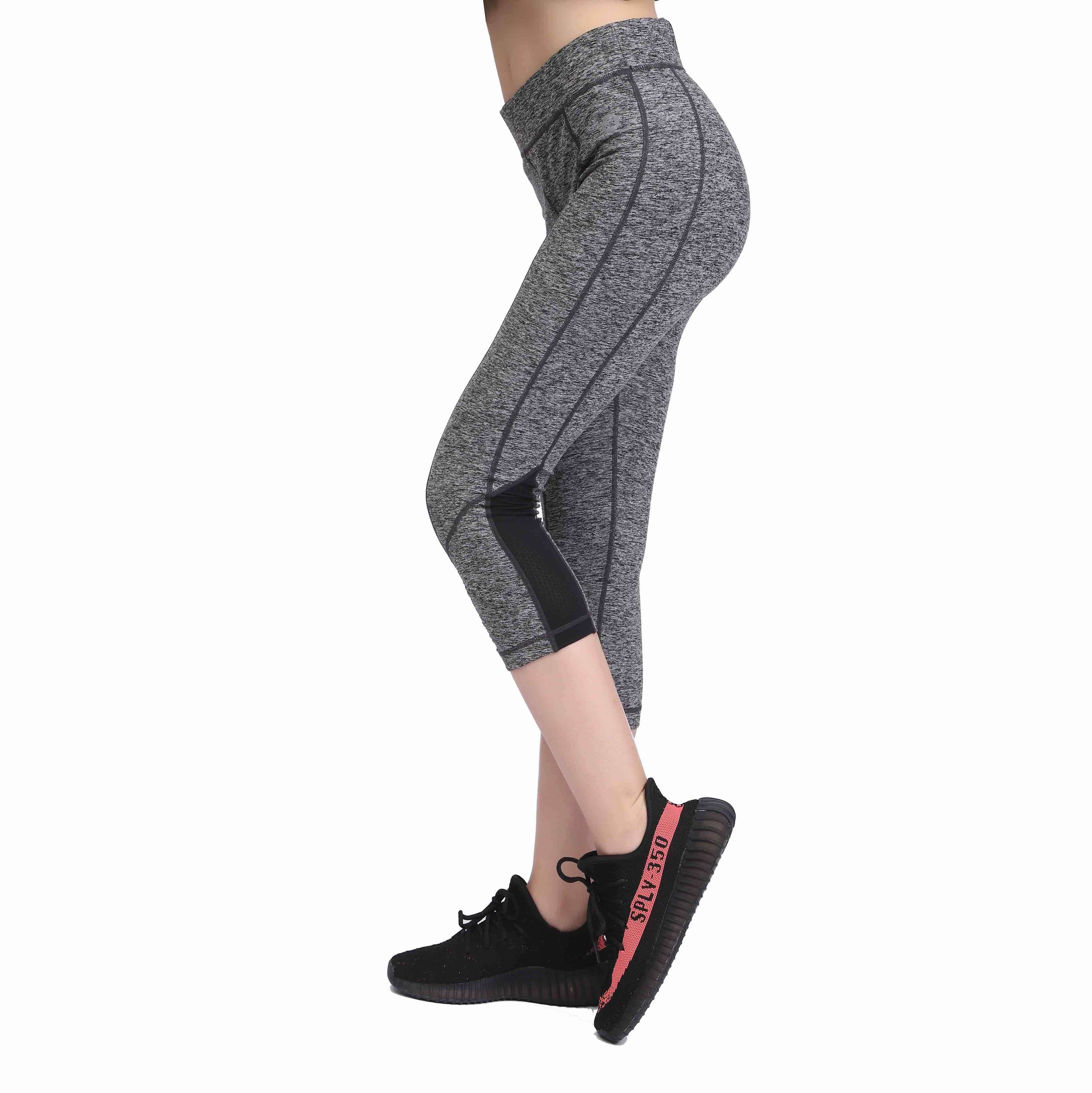 thumbnail image 2 of FashionStream Women's Plus Size High Waist Yoga Capri Leggings - Lightweight Casual Workout Pants 2 of 11