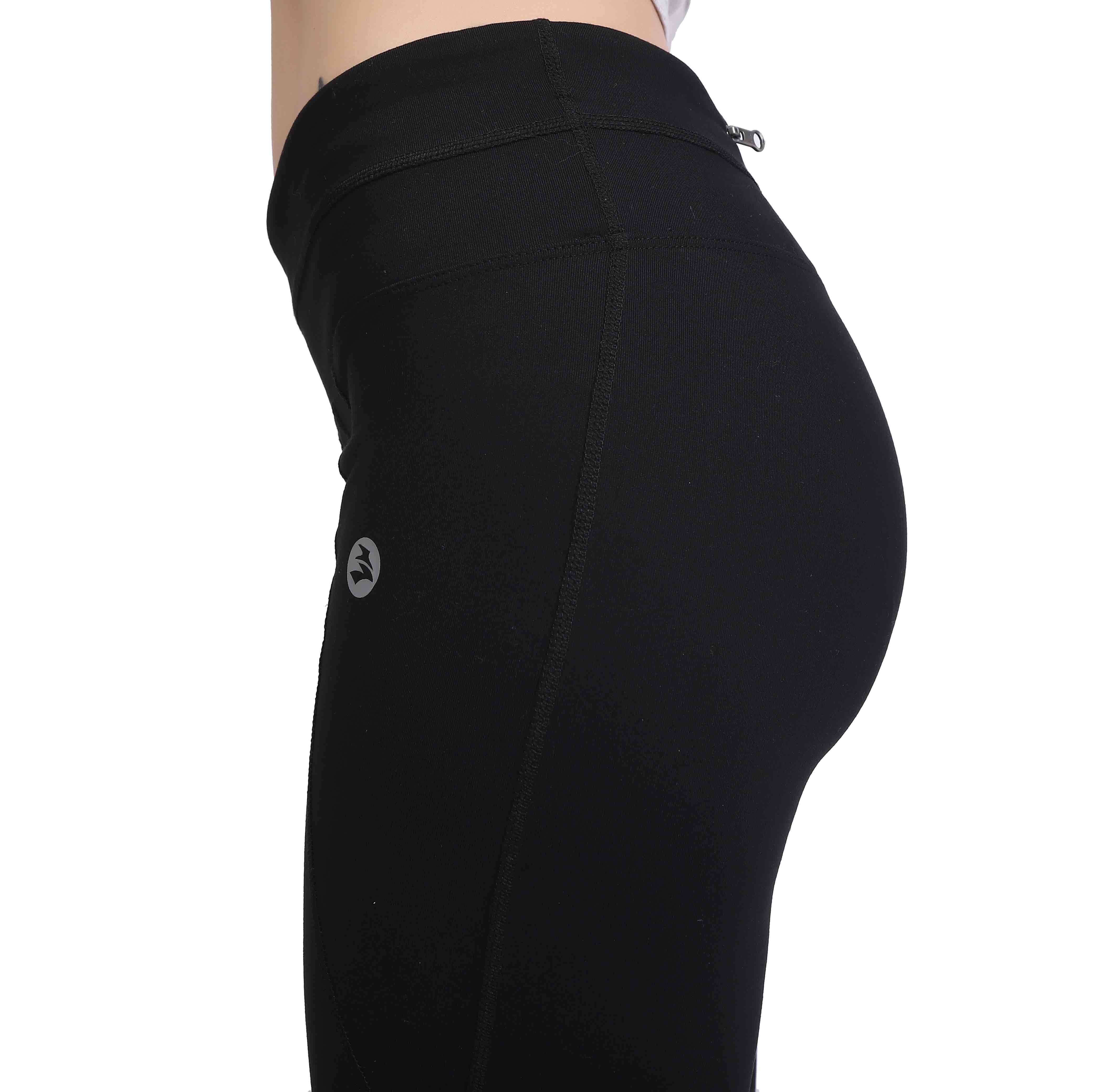 Women's Tummy Control Workout Running Yoga Leggings With Crotch Gusset