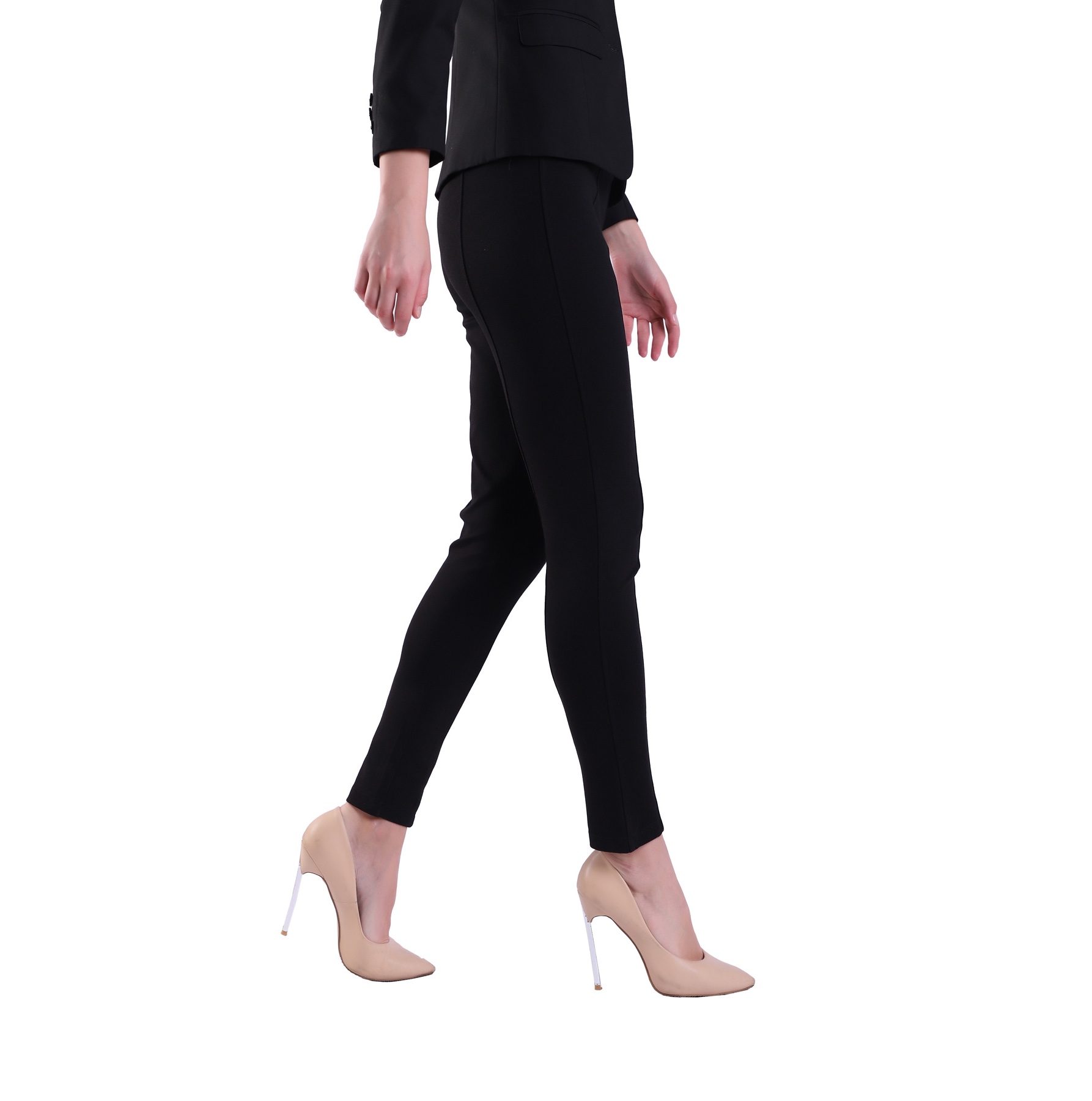 Women Stretch Pull-on Casual Ponte Pencil Pant Legging Slim or Bootcut