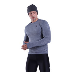 Men's Compression Long Sleeve Breathable Running Tee Shirt